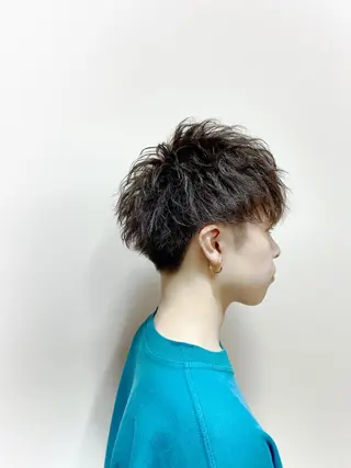 ショート パーマ 大橋 拓巳のヘアスタイル