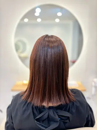 ミディアム lor.kyoto 奥村みゆきのヘアスタイル