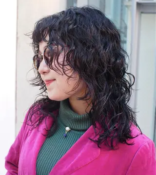 セミロング パーマ hemm,hemm.所属・似合わせヘア 💐たかさきかなこのヘアスタイル