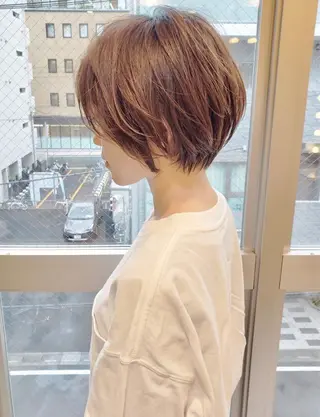 ショート カラー パーマ ショート特化/ 似合わせカット/高津のヘアスタイル