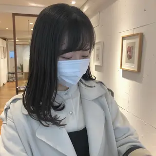 セミロング カラー パーマ ヘアアレンジ メンズ ネイル マツエク・マツパ アイブロウ お洒落パーマ/ボブ ❄️Tomoka❄️のヘアスタイル