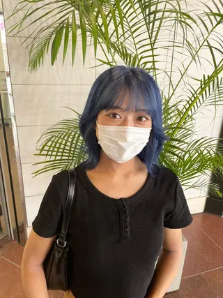 セミロング カラー ハイトーン/ブリーチ /hikaruのヘアスタイル