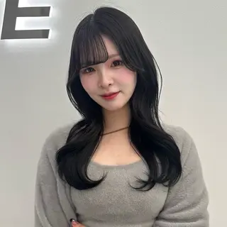 ロング 大人っぽ中韓レディ ヘア🤍MAOのヘアスタイル