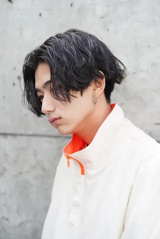 ショート メンズ パーマ 吉田聖 【メンズヘア特化】のヘアスタイル