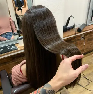 ロング フリーダムマティーニ所属・藤本 翔己のヘアスタイル