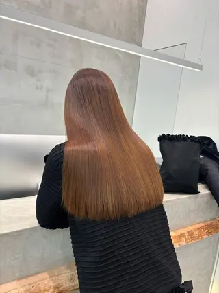 セミロング 艶髪ストレート🫶 AYANAのヘアスタイル