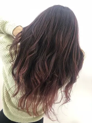カラー 茅ヶ崎/ハイライト/ ハイトーン/関口実華のヘアスタイル