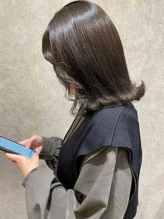 ミディアム salowin銀座6丁目所属・銀座 Megumiのヘアスタイル