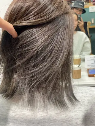 ミディアム カラー Snaly カラー特化ページのヘアスタイル