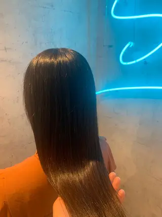 セミロング カラー ヘアアレンジ Sia中野新橋 『JUNYA』のヘアスタイル