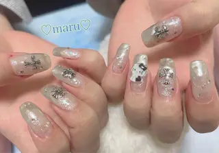 ネイル まるみ♡8/25- 31お休み🙇‍♀️のネイルデザイン