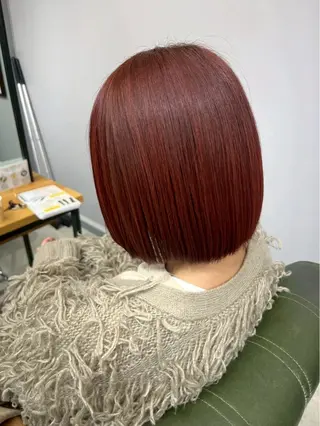 ミディアム カラー Hair&Beauty  theB所属・近藤 采良のヘアスタイル