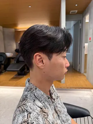 ショート メンズ nico TOKYO所属・ニュアンスパーマ/ 髪質改善🌈ﾊﾂﾞｷのヘアスタイル