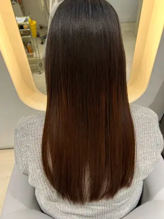 ミディアム カラー パーマ ヘアアレンジ 堀井 凌平のヘアスタイル