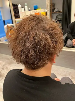 パーマ メンズ メンズ特化/パーマ/ フェードWATARUのヘアスタイル