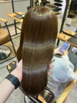 ロング 🫧縮毛矯正支持率 No.1 ほのか🫧のヘアスタイル