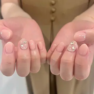 ネイル 🎀チーク/ちゅるん 🫧chisa🎀のネイルデザイン