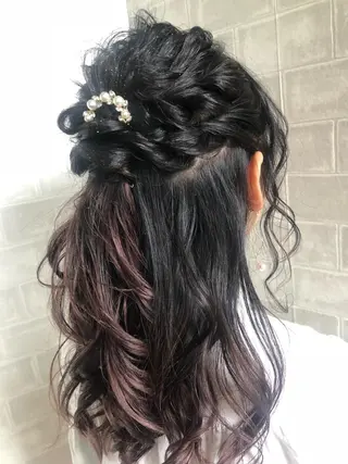 ロング ヘアアレンジ 久保田 茜のヘアスタイル