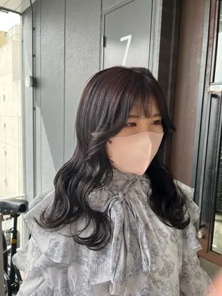 ロング the OSCAR所属・韓国ヘアスタイリスト Harukaのヘアスタイル