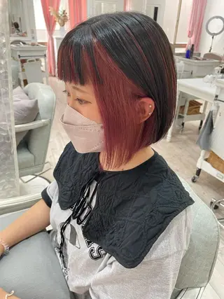 ミディアム カラー miyu /大阪美容室のヘアスタイル