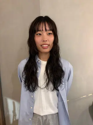 ロング パーマ/ボブ,ロング ヤマシタミウ🌀のヘアスタイル