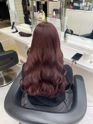 ロング カラー 🎀暖色/ラベンダー /paru🤍のヘアスタイル