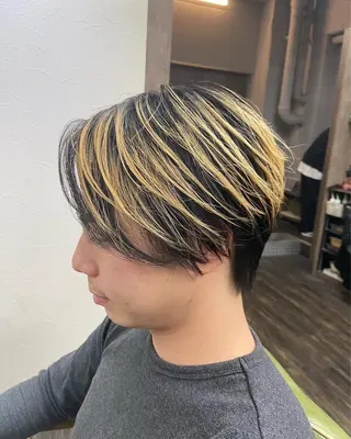 ショート メンズ レオ所属・仁和山 晃のヘアスタイル