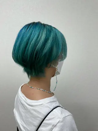 ショート カラー ヘアアレンジ like みやびのヘアスタイル