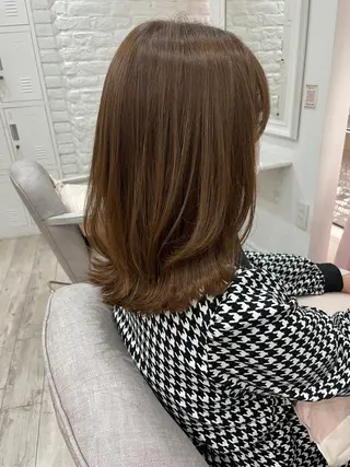 ミディアム カラー HARUKA韓国ヘア /Luana梅田のヘアスタイル