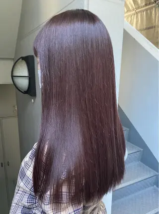 ロング カラー 遠藤沙也加 /レイヤーカットのヘアスタイル