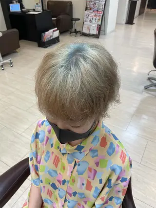 ショート カラー パーマ ヘアアレンジ メンズ キッズ ネイル マツエク・マツパ Hair make frei所属・メンズ専門美容師 堀井隼のヘアスタイル