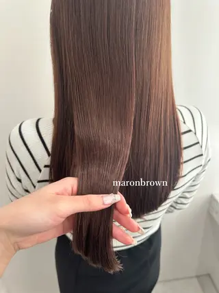 ロング カラー 🍓韓国ヘア レイヤ ーカット🍓笠原 葵のヘアスタイル