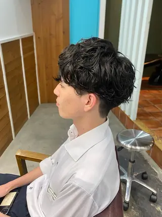 パーマ メンズ 🤎カット/ブリーチ /縮毛矯正/大宮🤎のヘアスタイル