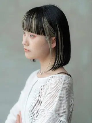 ミディアム 💘MICOTO藤沢 髪質改善ブリーチ💘のヘアスタイル