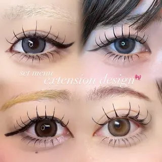 マツエク・マツパ Mell Yuuna ♡パリエク /束感のマツエク・マツパデザイン