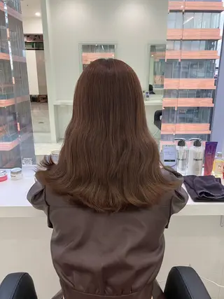 ロング カラー ヘアアレンジ 🫧透明感ラベンダー 似合わせ🫧あい🫧のヘアスタイル