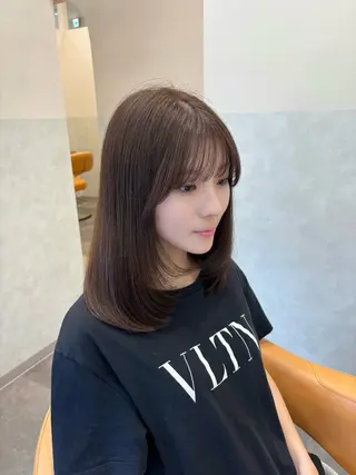ミディアム 💜韓国ヘア🇰🇷 トヨキトキコのヘアスタイル