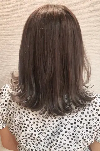 セミロング 松本 夏海のヘアスタイル