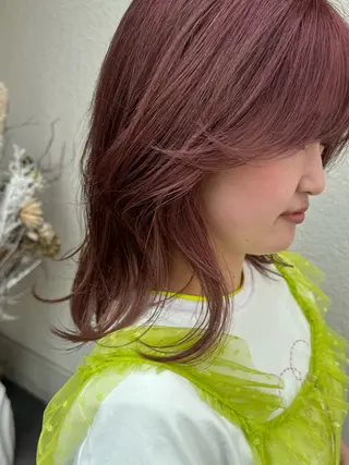 セミロング カラー m.sante所属・小松 瑞季のヘアスタイル