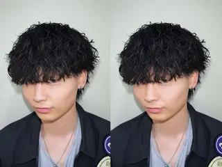 ショート パーマ メンズ パーマ職人DAIKI ツイスパ/波巻きのヘアスタイル
