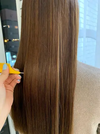 ロング u n aのヘアスタイル