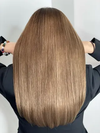 ロング カラー ヘアアレンジ メンズ ⭐️柏木皇気ブリーチ ムラ修正/他店直しのヘアスタイル