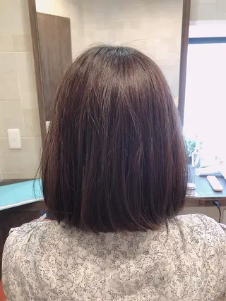 ミディアム 髪質改善 カラーJILLのヘアスタイル