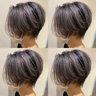 ショート カラー レイヤー×髪質改善 マネージャー安藤光司のヘアスタイル