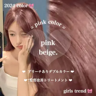 ロング カラー ヘアアレンジ 🎀Girly艶髪カ ラー🎀Harukaのヘアスタイル