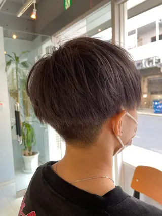 ショート カラー 菊地 美憂のヘアスタイル