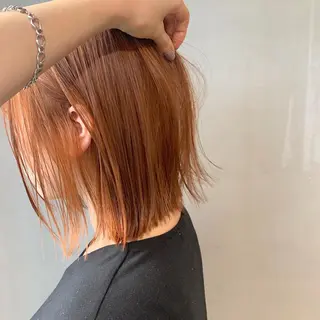 ショート カラー パーマ ヘアアレンジ メンズ キッズ ネイル マツエク・マツパ SALOWIN梅田茶屋町店所属・ウルフレイヤーカット /チヒロのヘアスタイル