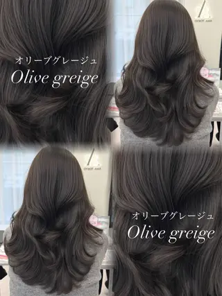 ロング カラー 韓国ヘア　紗希 🦋のヘアスタイル