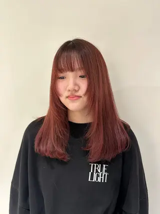 セミロング Maria 梅田/デザインカラーのヘアスタイル