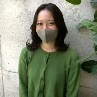 ミディアム カラー kimika🥑 メンズ/髪質改善のヘアスタイル